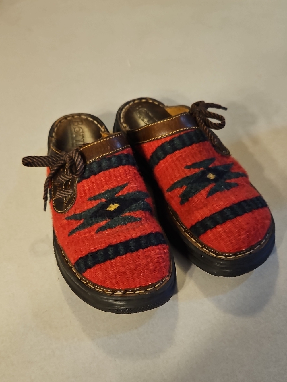 Born Leather Aztec Clogs - Picture 2 of 14